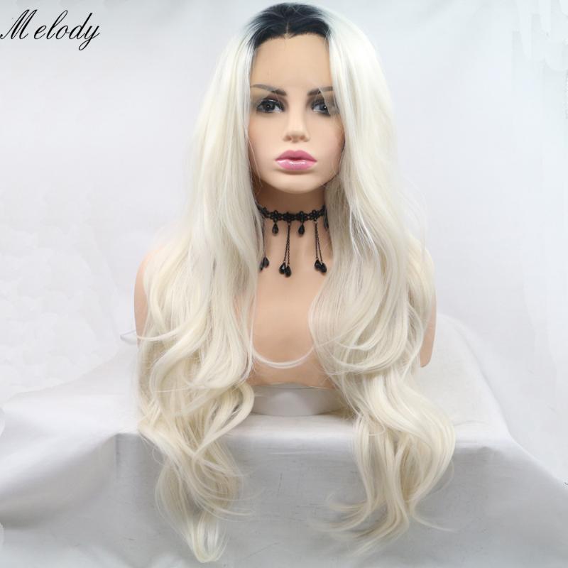 Melody Long White Body Wave Platinum with Black Roots Synthetic Lace Front Wigs Heat Resistant Fiber for women, Drag Queen Wig, As pic
Melody Long White Body Wave Platinum with Black Roots Synthetic Lace Front Wigs Heat Resistant Fiber for women, Drag Queen Wig, As pic