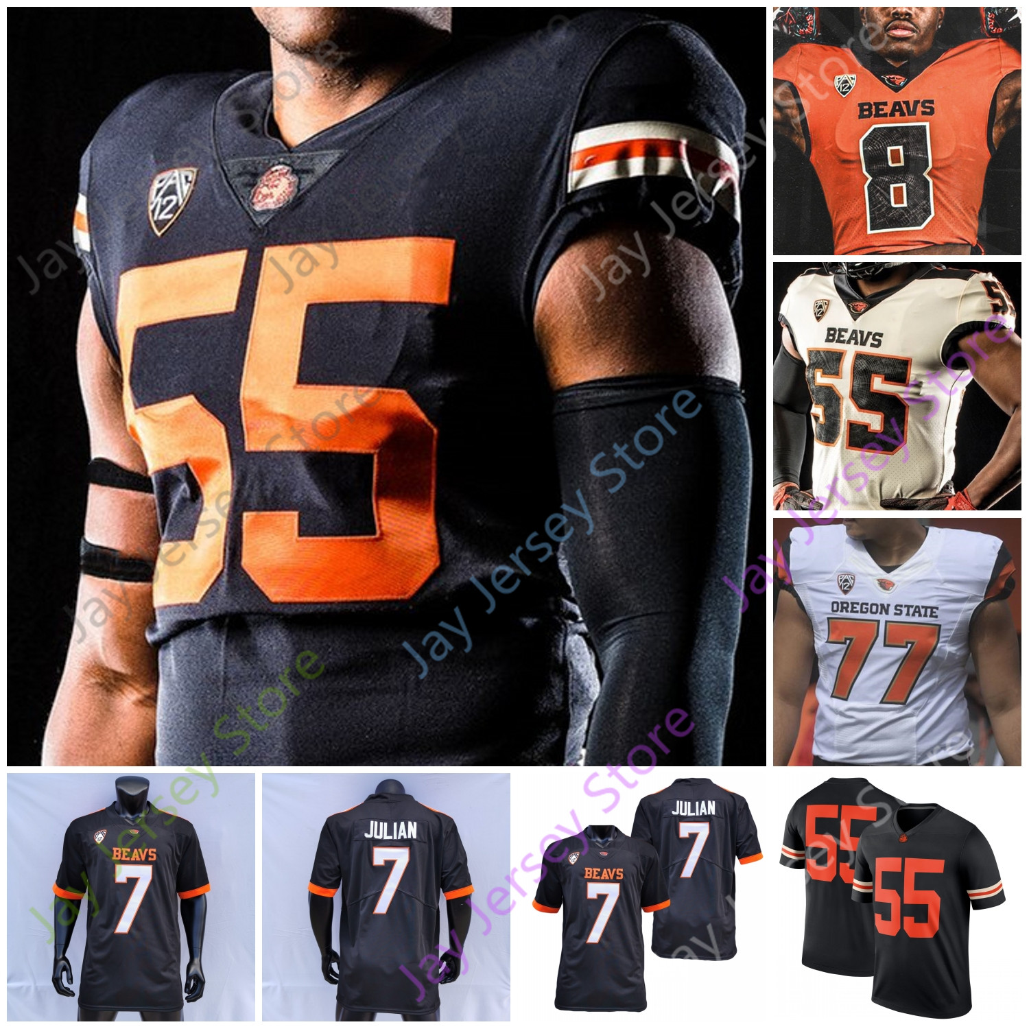 Oregon State Football Jersey NCAA College Steven Jackson Terry Baker Tristan Gebbia Trevon Bradford Luke Musgrave Taylor Flemings Oladapo, Black ii
Oregon State Football Jersey NCAA College Steven Jackson Terry Baker Tristan Gebbia Trevon Bradford Luke Musgrave Taylor Flemings Oladapo, Black ii