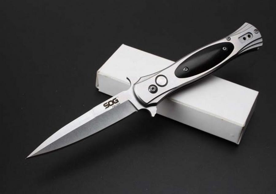 SOG FIELDER Tactical knife 8Cr14Mov blade Single edge Automatic hunting knife folding knives for outdoor camping survival gear pocket knife
SOG FIELDER Tactical knife 8Cr14Mov blade Single edge Automatic hunting knife folding knives for outdoor camping survival gear pocket knife