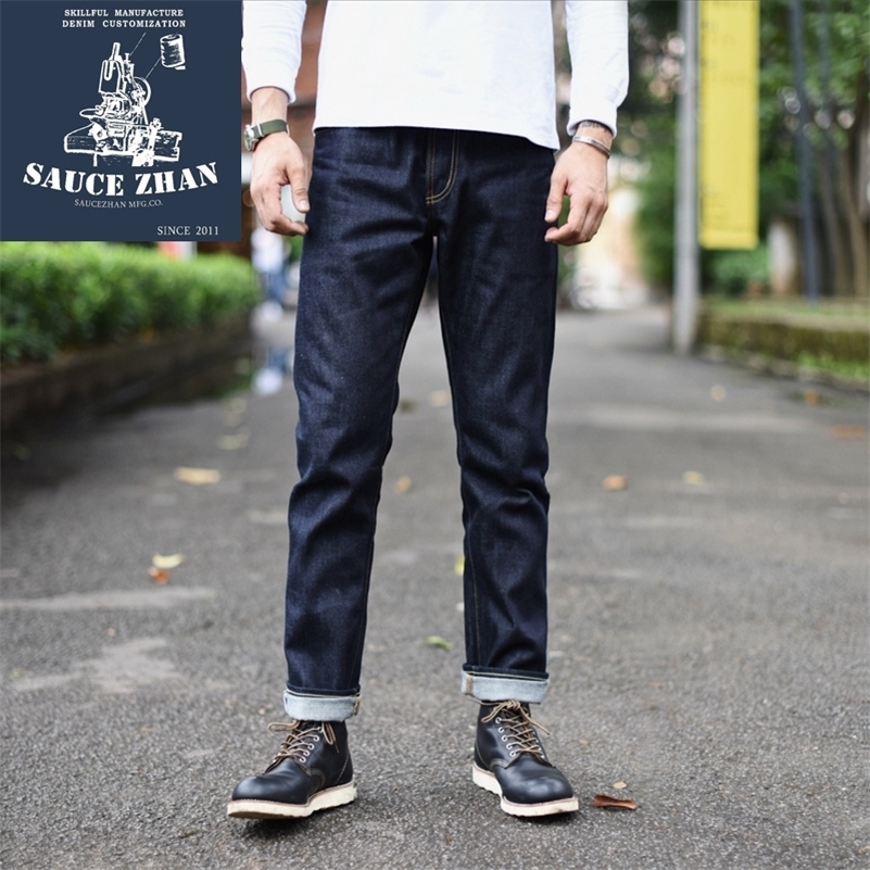SauceZhan 310XX-HS Men's Slim Fit Selvedge Raw Denim Indigo Men Free Shipping Mens Skinny Jeans 201128, Black
SauceZhan 310XX-HS Men's Slim Fit Selvedge Raw Denim Indigo Men Free Shipping Mens Skinny Jeans 201128, Black