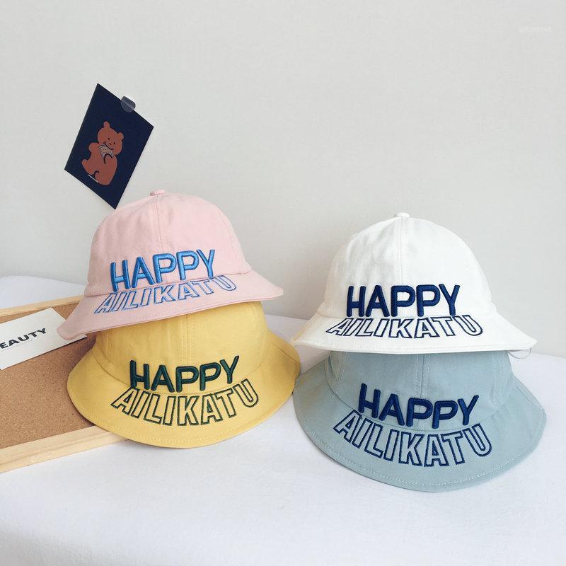 Simple letter embroidery Children's Big edge basin hat sunshade baby fisherman hat boys and girls1, White
Simple letter embroidery Children's Big edge basin hat sunshade baby fisherman hat boys and girls1, White