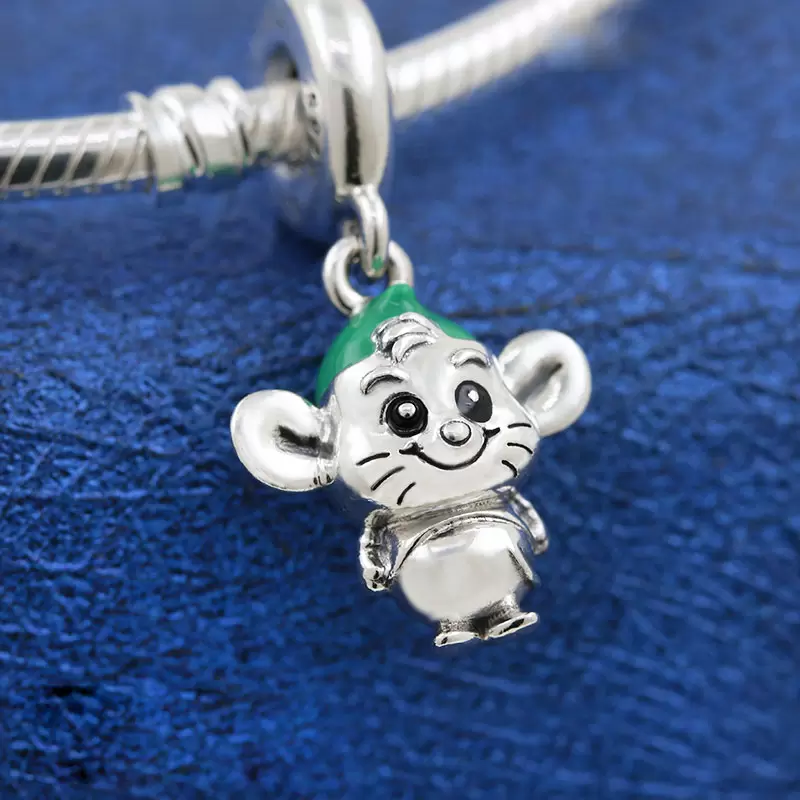 100% 925 Sterling Silver Gus Mouse Dangle Charm Bead Fits European Pandora Style Jewelry Charm Bracelets, Black
100% 925 Sterling Silver Gus Mouse Dangle Charm Bead Fits European Pandora Style Jewelry Charm Bracelets, Black