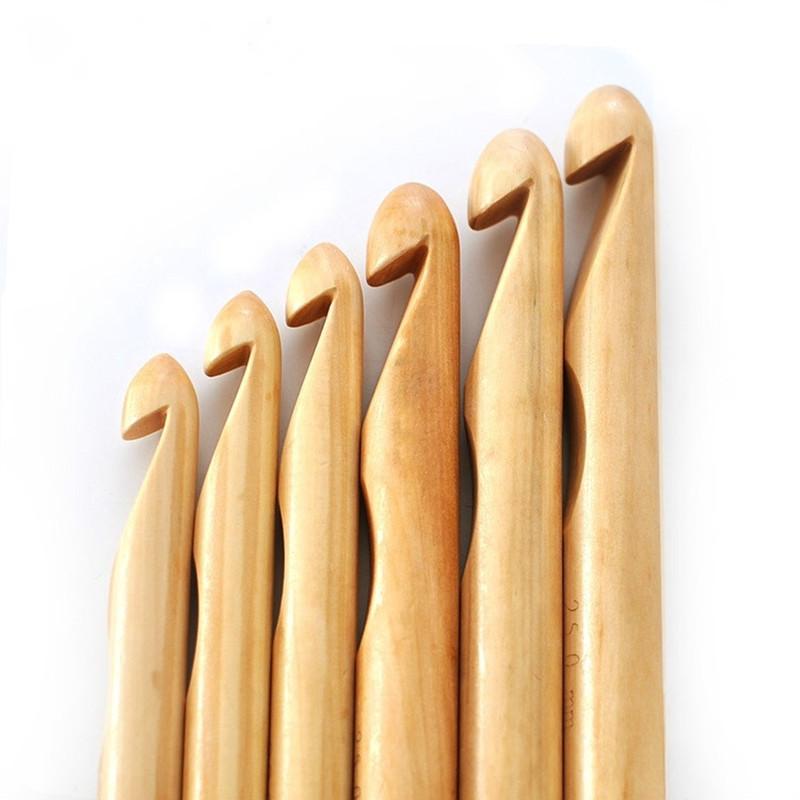 20/25mm Models Cylindrical Crochet Super Thick Cylindrical Wood Crochet Bamboo Wooden Round Knitting Needle Weaving Tool
20/25mm Models Cylindrical Crochet Super Thick Cylindrical Wood Crochet Bamboo Wooden Round Knitting Needle Weaving Tool