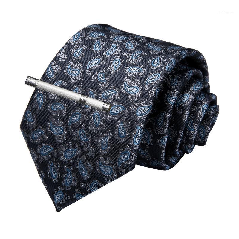 New Designer Quality Men Necktie Navy Blue Paisley Silk Wedding Tie For Men DiBanGu Hanky Cufflink Clip Set Dropshipping MJ-72041
New Designer Quality Men Necktie Navy Blue Paisley Silk Wedding Tie For Men DiBanGu Hanky Cufflink Clip Set Dropshipping MJ-72041