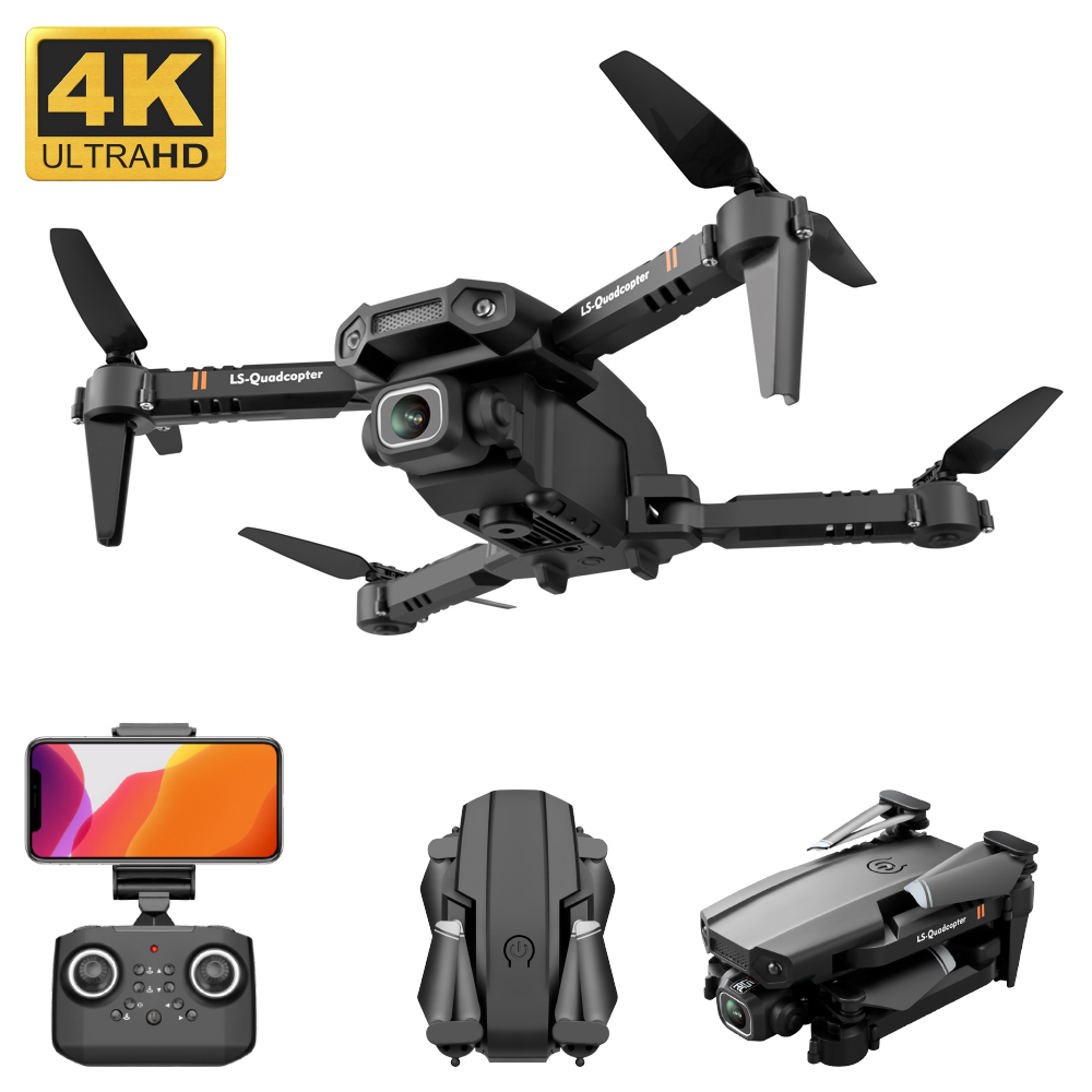 2020 Latest RC Drone XT6 with HD Camera 4K DUAL Mini Foldable Pocket Drones Wifi FPV Professional Quadcopter Toy Drone for Kids, Black
2020 Latest RC Drone XT6 with HD Camera 4K DUAL Mini Foldable Pocket Drones Wifi FPV Professional Quadcopter Toy Drone for Kids, Black