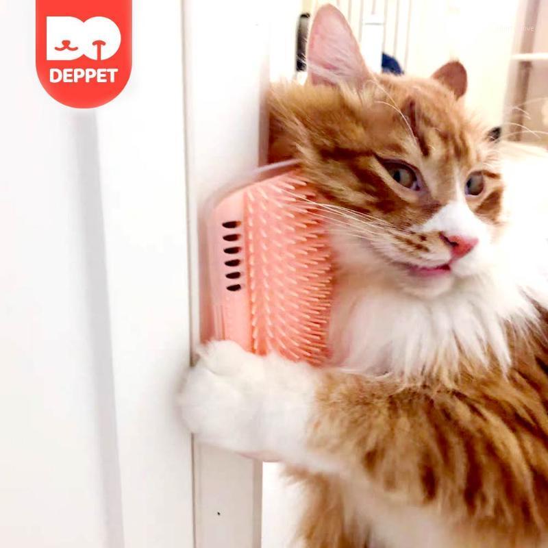 Deppet Cat Toy Scratcher With Catnip Brush Plastic Bristle Self-Groomer Massager Nailed To The Wall Cat Grooming Tool Comb1
Deppet Cat Toy Scratcher With Catnip Brush Plastic Bristle Self-Groomer Massager Nailed To The Wall Cat Grooming Tool Comb1