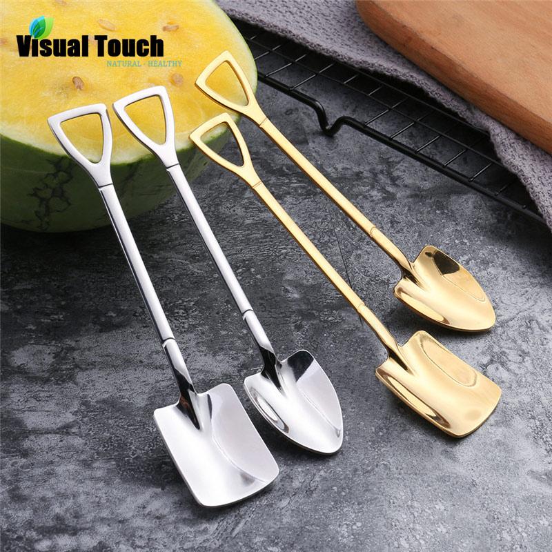 Visual Touch Coffee Shovel Spoon 304 Stainless Steel Kitchen Scoops Dessert Mixing Strring Bar Stir Tableware Gift
Visual Touch Coffee Shovel Spoon 304 Stainless Steel Kitchen Scoops Dessert Mixing Strring Bar Stir Tableware Gift
