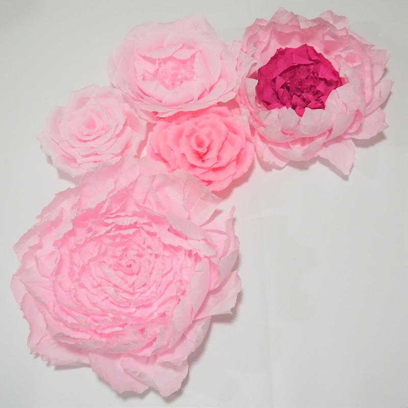 2020 Baby Pink Giant Crepe Paper Flowers Aritificial Backdrop 5PCS For Wedding & Event Deco Baby Nursery Shower Fashion, Light pink
2020 Baby Pink Giant Crepe Paper Flowers Aritificial Backdrop 5PCS For Wedding & Event Deco Baby Nursery Shower Fashion, Light pink