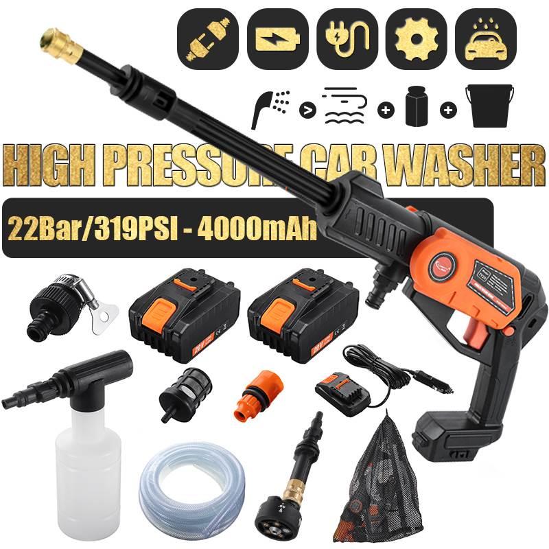 200W 0-4000mAh Cordless Power Washer High Pressure Car Washer Guns Auto Spray Garden Water Jet Cleaning Tools Portable Cleaner
200W 0-4000mAh Cordless Power Washer High Pressure Car Washer Guns Auto Spray Garden Water Jet Cleaning Tools Portable Cleaner
