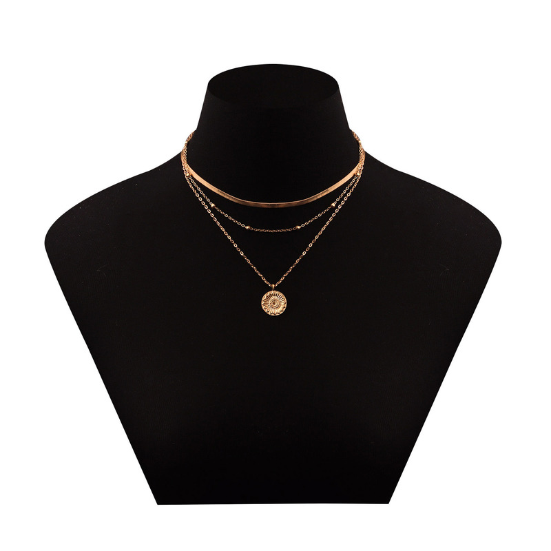 multilayer choker necklace Silver gold chains coin pendant necklaces wrap women fashion jewelry will and sandy gift
multilayer choker necklace Silver gold chains coin pendant necklaces wrap women fashion jewelry will and sandy gift