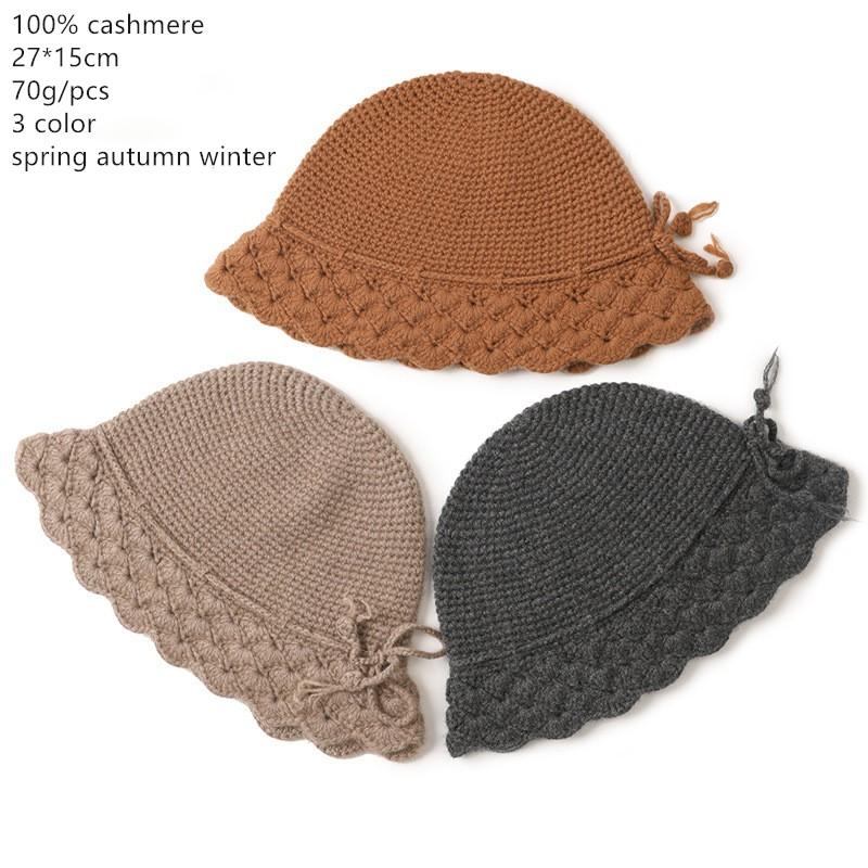 Naizaiga 100% cashmere Knitted lace fisherman hat with hand hook women gray yellow women hats, SN801
Naizaiga 100% cashmere Knitted lace fisherman hat with hand hook women gray yellow women hats, SN801