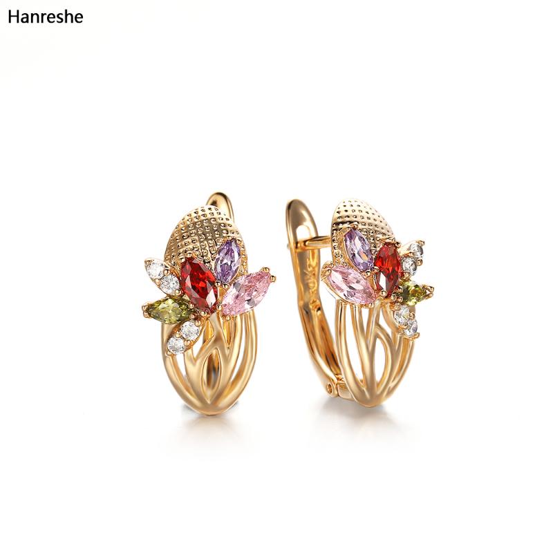 Stud Hanreshe Copper Crystal Earrings Cute Natural Zircon Aesthetic Trendy Jewelry Party Weddings Women Gift
Stud Hanreshe Copper Crystal Earrings Cute Natural Zircon Aesthetic Trendy Jewelry Party Weddings Women Gift