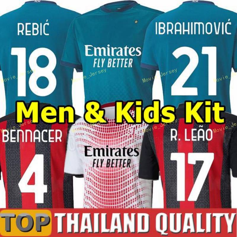 2020 2021 IBRAHIMOVIC TONALI AC Milan soccer jersey LUKAKU man kids kit REBIC BENNACER THEO football shirts Camisa, Away+patch1
2020 2021 IBRAHIMOVIC TONALI AC Milan soccer jersey LUKAKU man kids kit REBIC BENNACER THEO football shirts Camisa, Away+patch1