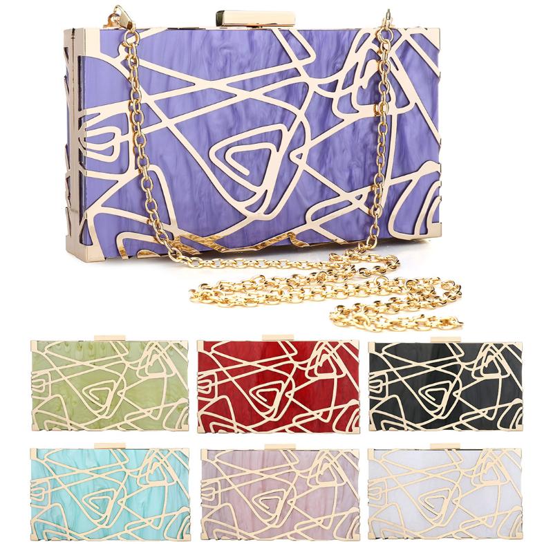 Fashion Acrylic Hard-Surface Box Bags Wedding Clutch Bag Geometric Pattern Female Trendy Party Shoulder Purse Rectangle Pouch, White
Fashion Acrylic Hard-Surface Box Bags Wedding Clutch Bag Geometric Pattern Female Trendy Party Shoulder Purse Rectangle Pouch, White