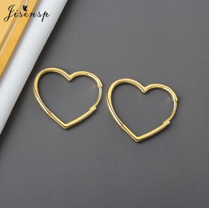 Jisensp Romantic Korean Fashion Earrings Simple Creative Hollow Heart Hoop Earrings Statement Jewelry for Women Valentine Gift
Jisensp Romantic Korean Fashion Earrings Simple Creative Hollow Heart Hoop Earrings Statement Jewelry for Women Valentine Gift