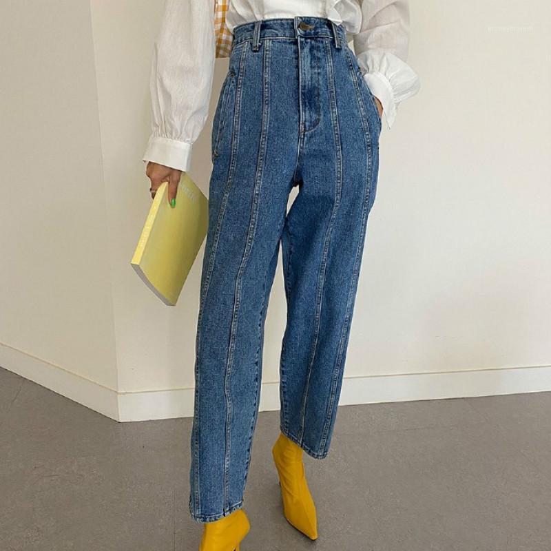 High Waist Jeans Women Harem Pants Korean Style Outfits Casual Streetwear Denim Trousers Lady Vintage Blue Loose Jeans 2021 New1, Dark blue
High Waist Jeans Women Harem Pants Korean Style Outfits Casual Streetwear Denim Trousers Lady Vintage Blue Loose Jeans 2021 New1, Dark blue