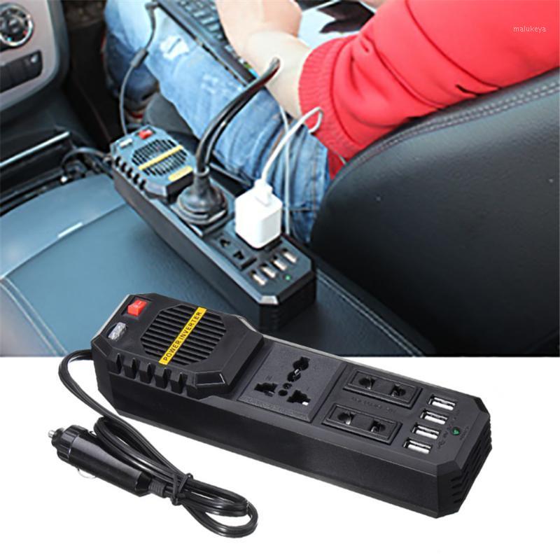

200W Car Inverters Auto Power Inverter DC 12V To AC 220V 4 USB Charger Ports Voltage Converter Car Accessories1