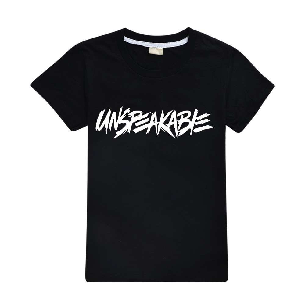 Teen Boys Unspeakable T-shirts Youtuber Vlogger Toddler Little Girls Letter Printed Cotton Tees Tops Short Sleeved, Gray
Teen Boys Unspeakable T-shirts Youtuber Vlogger Toddler Little Girls Letter Printed Cotton Tees Tops Short Sleeved, Gray