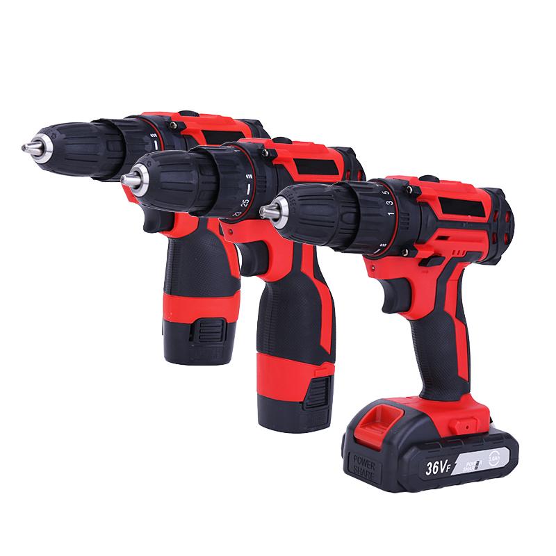 High-Quality Electric Screwdriver Lithium Battery 12V 16V 36VF Cordless Electric Drill Handheld Screwdriver Power Tool
High-Quality Electric Screwdriver Lithium Battery 12V 16V 36VF Cordless Electric Drill Handheld Screwdriver Power Tool