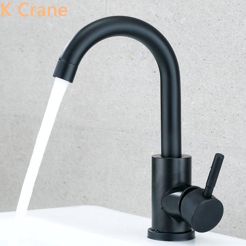 Black Faucets Hot Cold Mixer Tap Bathroom Basin Sink Grifo SUS304 Stainless Steel Deck Mount Faucet One Hole Single Handle Taps1
Black Faucets Hot Cold Mixer Tap Bathroom Basin Sink Grifo SUS304 Stainless Steel Deck Mount Faucet One Hole Single Handle Taps1