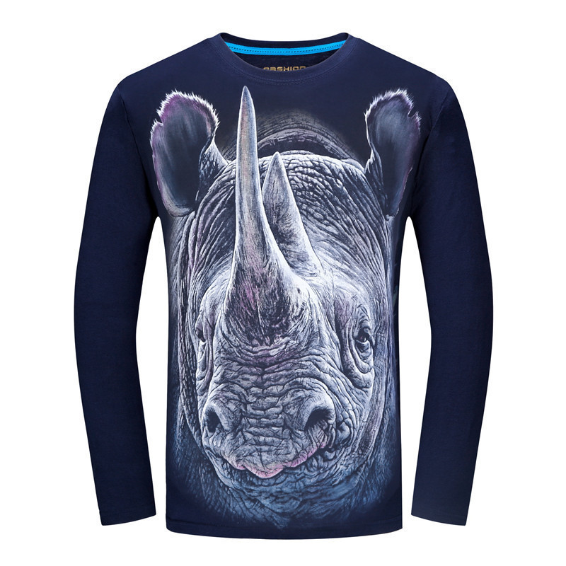 Cheapest Fashion Men t-shirt long sleeve cool design 3d funny t shirt homme Wolf Printed casual top Plus Size 6XL wholesale 201203, Navy blue
Cheapest Fashion Men t-shirt long sleeve cool design 3d funny t shirt homme Wolf Printed casual top Plus Size 6XL wholesale 201203, Navy blue