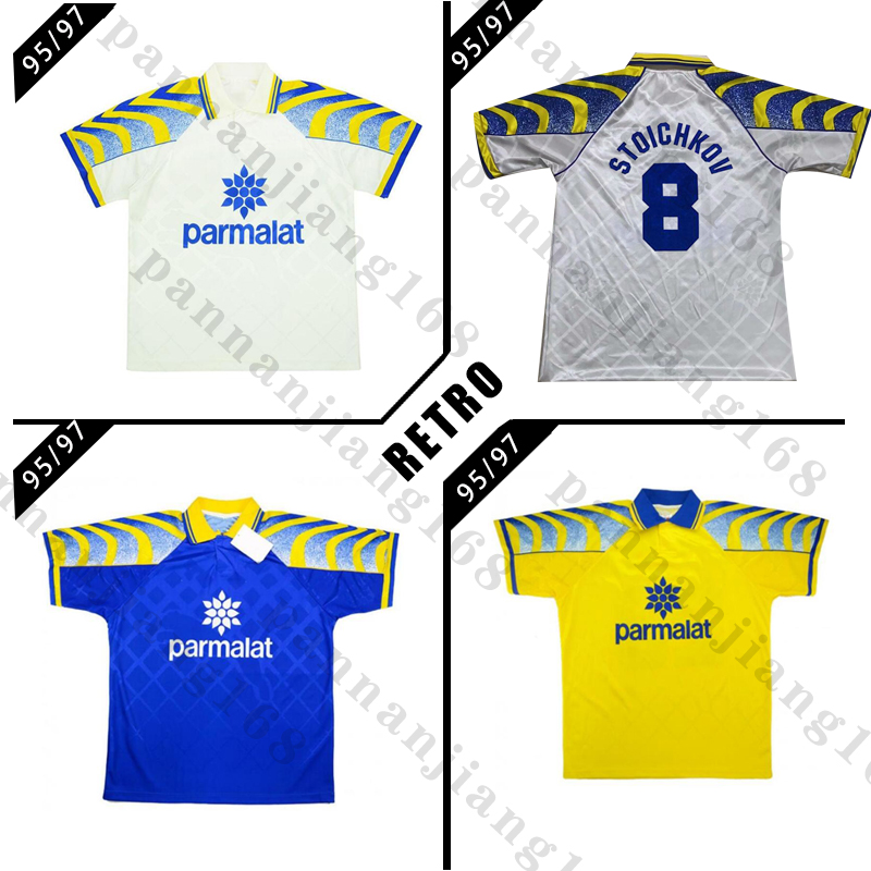 Parma 1995 1996 1997 RETRO soccer jerseys 95 96 97 Vintage Classic Palma football shirts STOICHKOV ZOLA CRESPO BUFFON CHIESA, 1995 1997
Parma 1995 1996 1997 RETRO soccer jerseys 95 96 97 Vintage Classic Palma football shirts STOICHKOV ZOLA CRESPO BUFFON CHIESA, 1995 1997