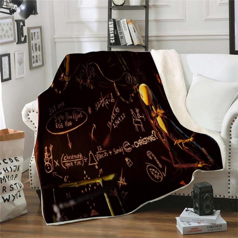 Jack Printed Cartoon Blanket Microfiber For Adults Kids Night Before Christmas gift Sherpa Fleece Wearable for Beding POD
Jack Printed Cartoon Blanket Microfiber For Adults Kids Night Before Christmas gift Sherpa Fleece Wearable for Beding POD