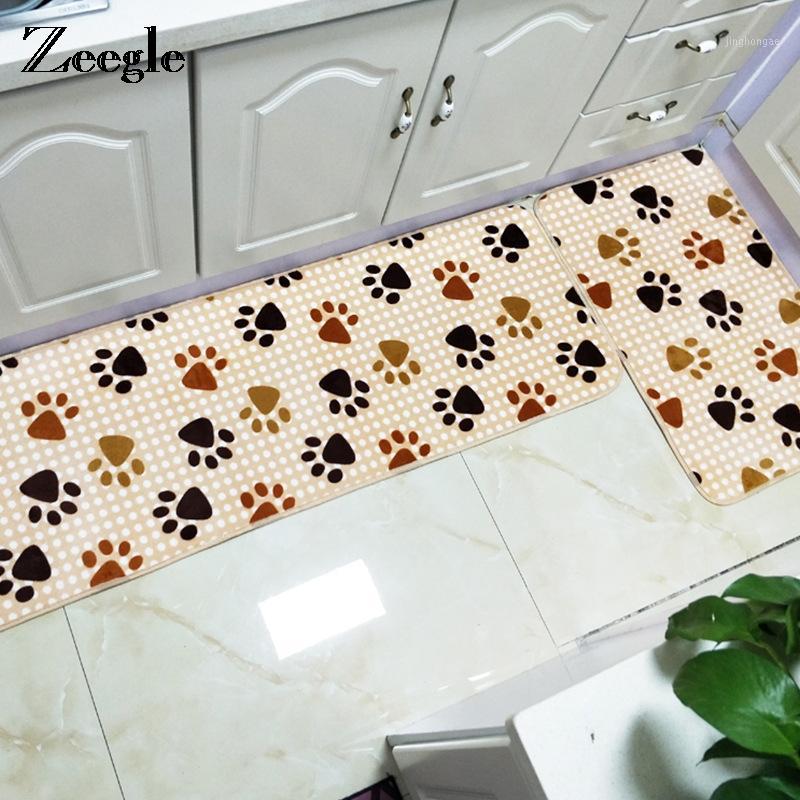 Zeegle Kitchen Mats Door Mat Carpet For Living Room Absorbent Kitchen Rug Kid Bedroom Floor Mat Chair Foot Pad1, Black