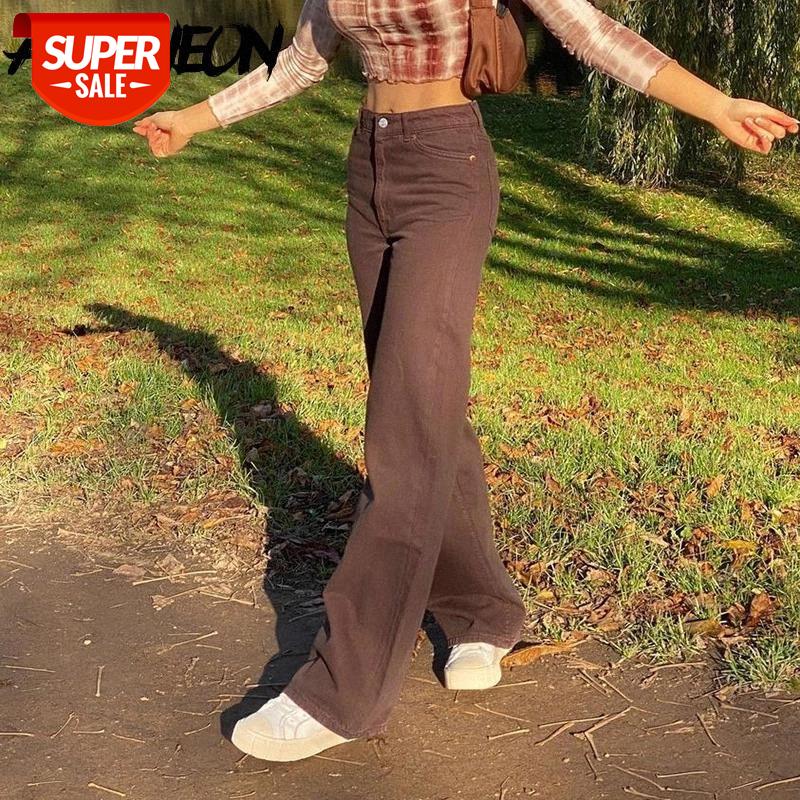 ALLNeon Indie Aesthetics High Waist Wide-Leg Brown Jeans Y2K Streetwear Denim Baggy Pants 90s Fashion Straight Trousers Spring #mx1R, Black;white
ALLNeon Indie Aesthetics High Waist Wide-Leg Brown Jeans Y2K Streetwear Denim Baggy Pants 90s Fashion Straight Trousers Spring #mx1R, Black;white