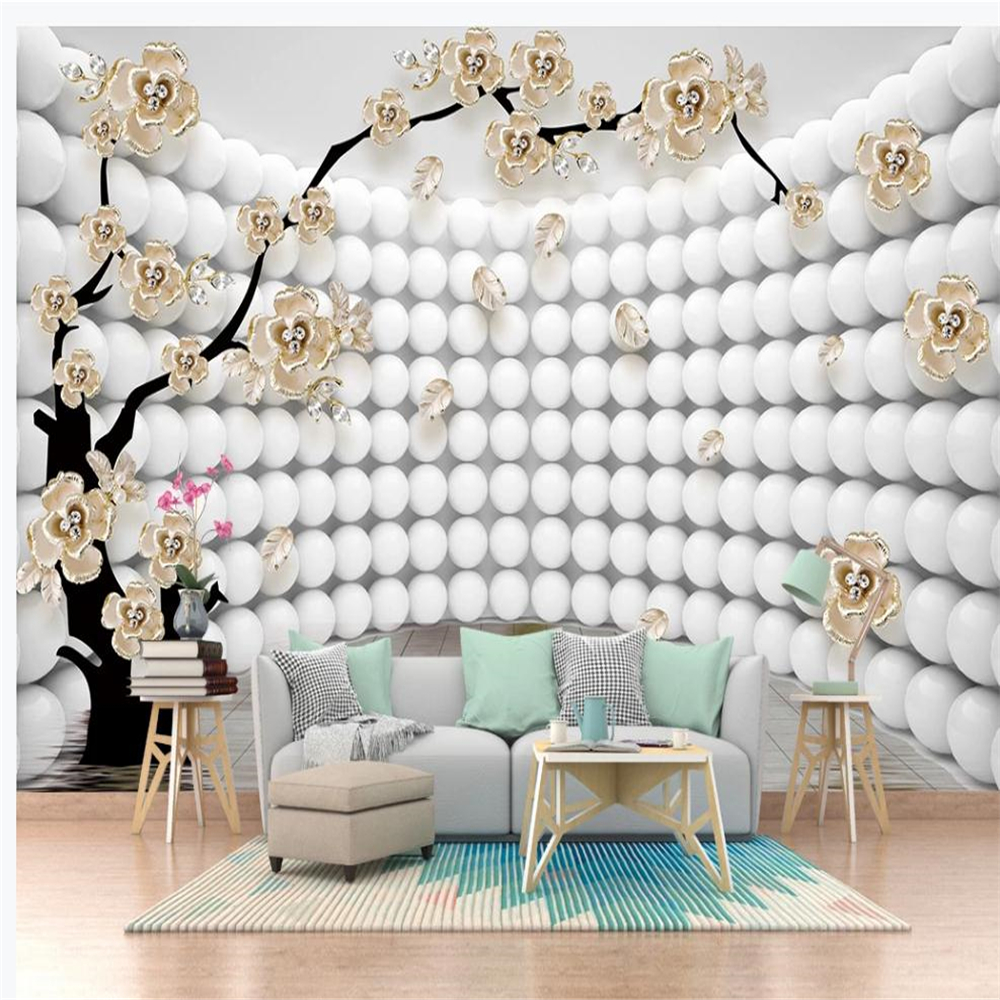 3D Jewelry Flower Branch wallpapers Stereo TV Background Wall 3d murals wallpaper for living room, Gold
3D Jewelry Flower Branch wallpapers Stereo TV Background Wall 3d murals wallpaper for living room, Gold