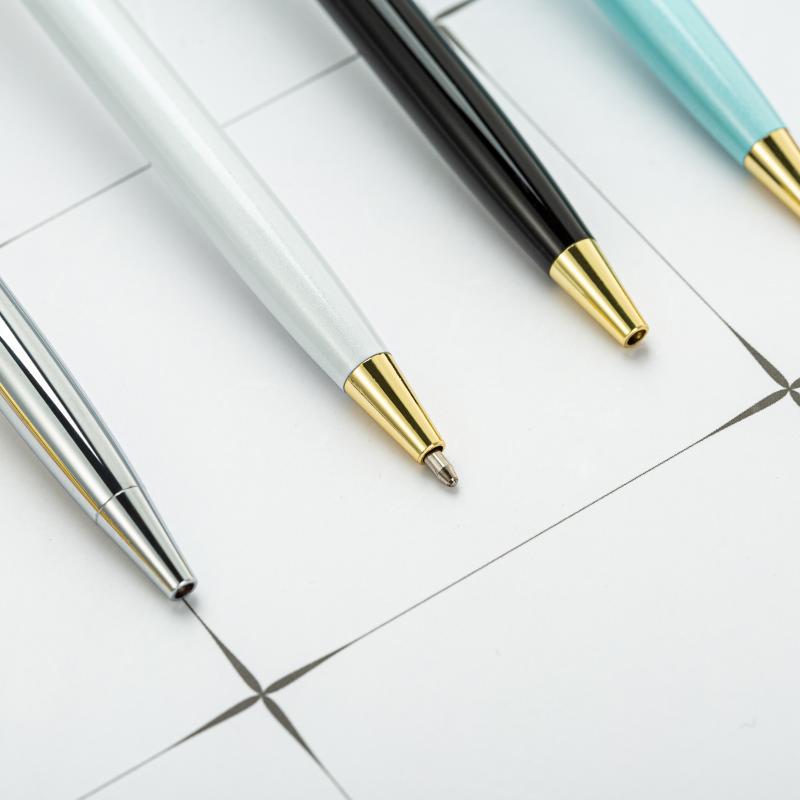 20pcs/lot Novelty gift office ball pen promotion Corporate Ball Point Pen Custom logo Mechanism Jewel Pearl Cool Pens1