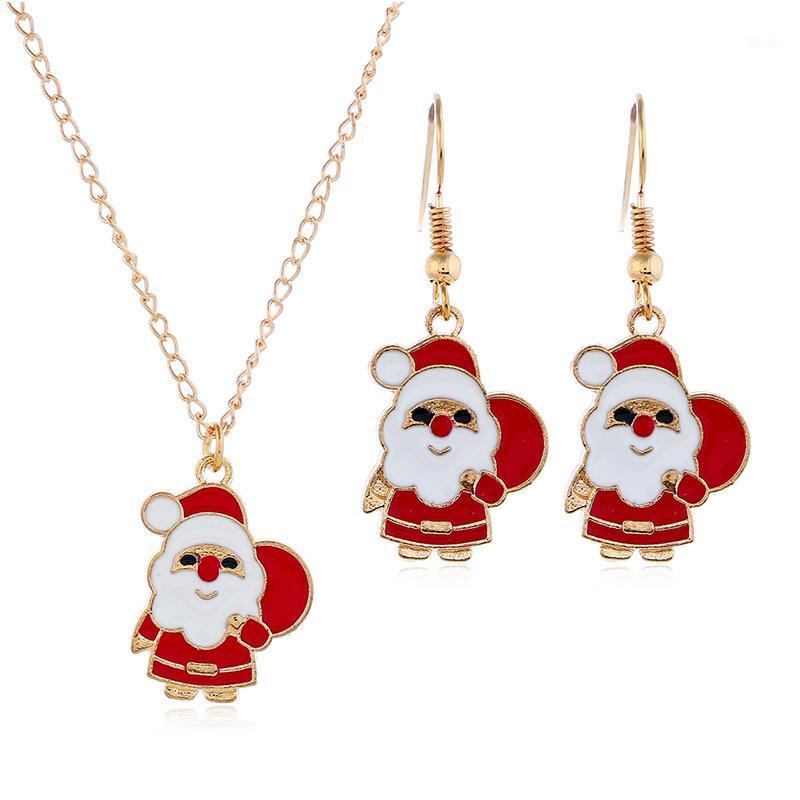 3PCS Christmas Necklace Earrings Set XMAS Santa Claus Pendant Sweater Chain Jewelry Set1, As pic
3PCS Christmas Necklace Earrings Set XMAS Santa Claus Pendant Sweater Chain Jewelry Set1, As pic