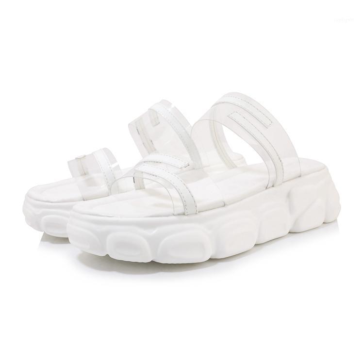 Big Size Simple transparent sandals ladies summer platform sandals women shoes woman1, White
Big Size Simple transparent sandals ladies summer platform sandals women shoes woman1, White