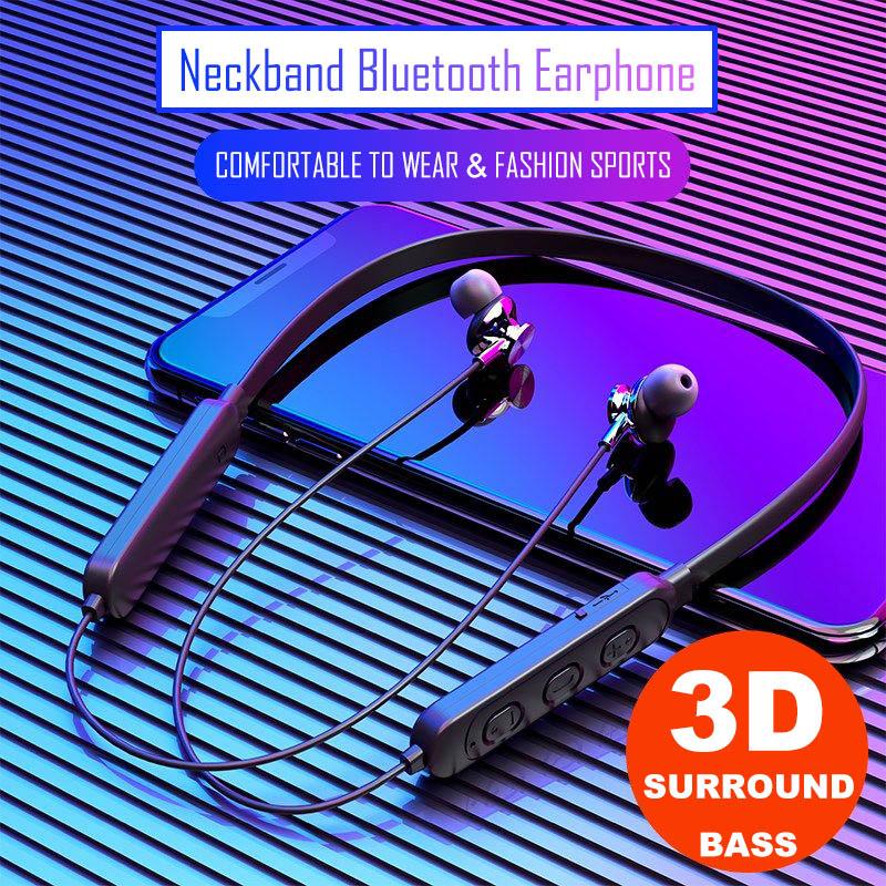 Bluetooth Earphone Sports Earbuds With Mic for universal all mobile phones Neckband Bluetooth Headphones Stereo Headset Wireless, Red
Bluetooth Earphone Sports Earbuds With Mic for universal all mobile phones Neckband Bluetooth Headphones Stereo Headset Wireless, Red