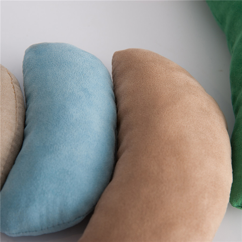 New!Baby Photo Shoot Wheat Donut Posing Props 6 PCS/Set Baby Pillows Ring Newborn Photography Props Basket Filler LJ201014