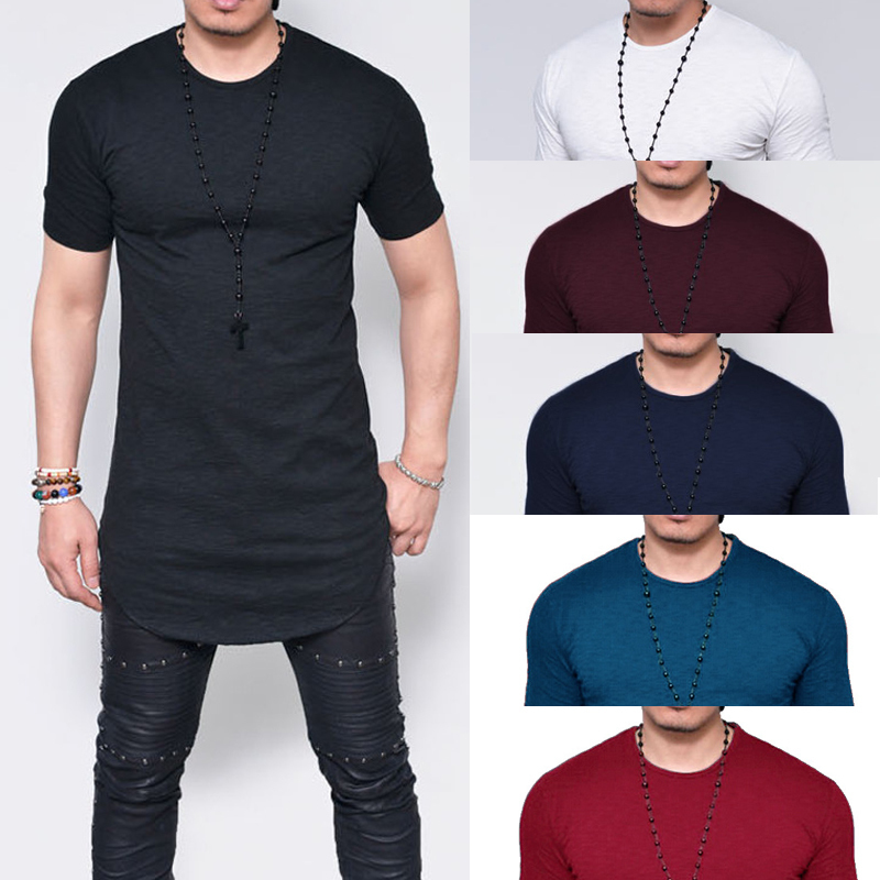 IceLion Summer T Shirt Men Short Sleeve Hip Hop T-shirt Fashion Long Streetwear Slim Fit Tshirt Casual Solid Fitness Tops 201203, White
IceLion Summer T Shirt Men Short Sleeve Hip Hop T-shirt Fashion Long Streetwear Slim Fit Tshirt Casual Solid Fitness Tops 201203, White