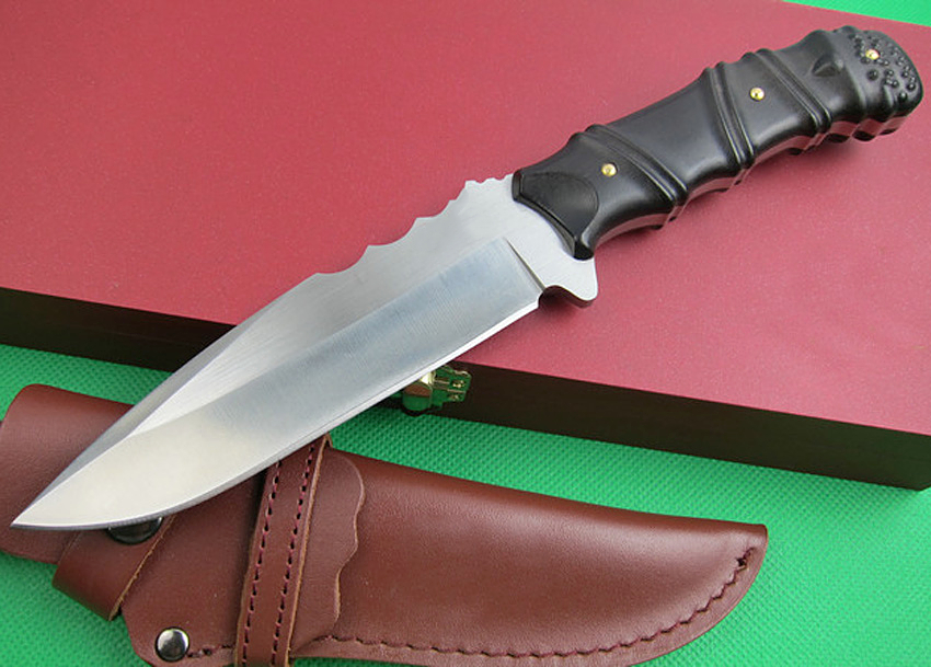 New Arrival M2 Survival tactical Straight knife 7CR17MOV 60HRC Satin blade Outdoor camping hiking hunting Fixed Blade knives with Gift Box
New Arrival M2 Survival tactical Straight knife 7CR17MOV 60HRC Satin blade Outdoor camping hiking hunting Fixed Blade knives with Gift Box