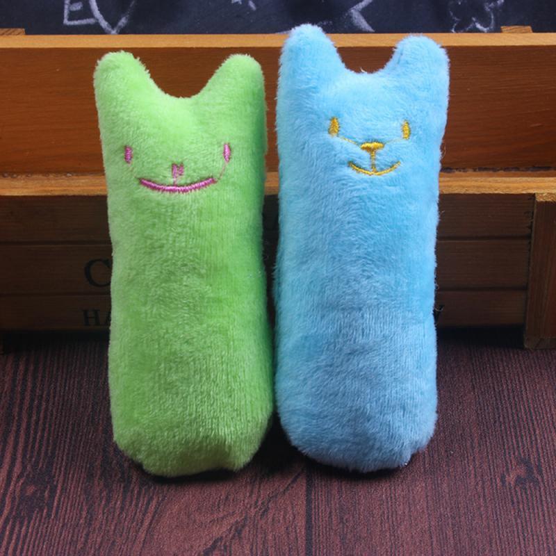 Grinding Bite Claws Cats Interactive Pet Toys Kitten Cat Caip Chewing Thumb Vocal 1pcs Teeth Toy For Funny Mint Plush with dhl ship