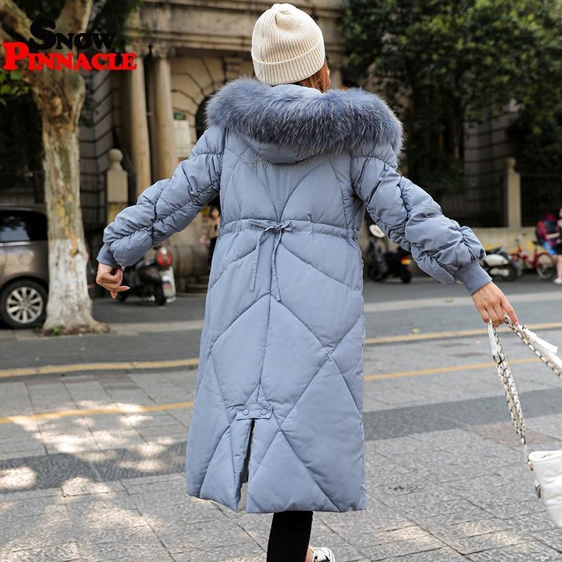 Women long Paraks jackets Casual thicken warm Slim parkas coat 2020 New female hooded padded cotton down jackets snow wear coat LJ201127