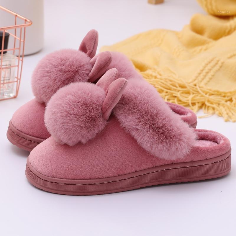 Women Furry Ears Slippers Winter Plush Velvet Female Slipper Indoor Home Shoes Plus Size Ladies Soft Comfort Shoes #T1G1, Pink
Women Furry Ears Slippers Winter Plush Velvet Female Slipper Indoor Home Shoes Plus Size Ladies Soft Comfort Shoes #T1G1, Pink