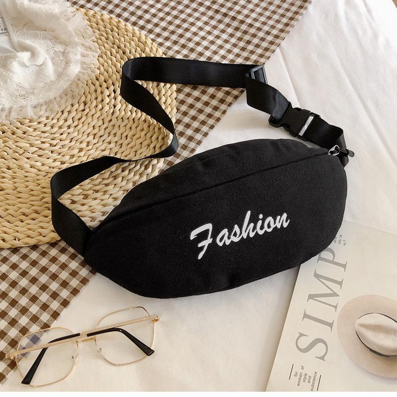Women Waist Bag Black Fanny Pack Chest Bags Canvas Banana Bum Bag Women Waist Pack Phone Pouch Casual Letter 2020 Summer New1
Women Waist Bag Black Fanny Pack Chest Bags Canvas Banana Bum Bag Women Waist Pack Phone Pouch Casual Letter 2020 Summer New1