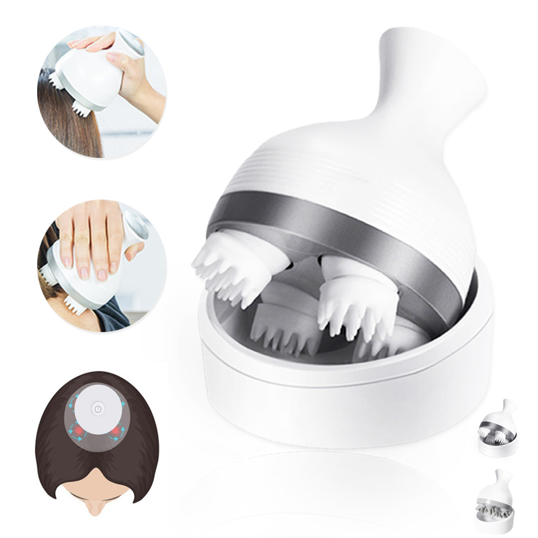 NEW 2020 Waterproof Electric Head Massager wireless Scalp Massage Pet Body deep tissue Kneading Vibrating Device sale
NEW 2020 Waterproof Electric Head Massager wireless Scalp Massage Pet Body deep tissue Kneading Vibrating Device sale