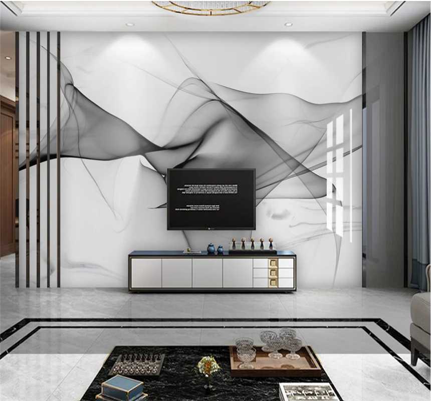 Modern minimalist abstract ink line marble pattern TV background wall custom 3D/5D/8D wallpaper mural, Silk material
Modern minimalist abstract ink line marble pattern TV background wall custom 3D/5D/8D wallpaper mural, Silk material