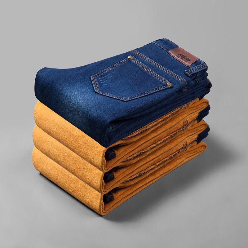 Brand 2020 New Men's Slim Plus velvet thickening Jeans Fashion Business Classic Style Jeans Denim Pants Trousers Male
Brand 2020 New Men's Slim Plus velvet thickening Jeans Fashion Business Classic Style Jeans Denim Pants Trousers Male