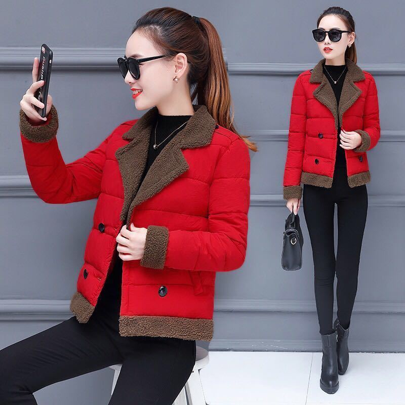 Women's cotton padded jacket short Korean version new winter coat fashionable and versatile 201019