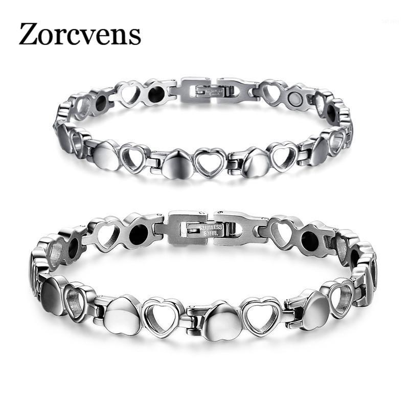 Modyle Healthy Care Magnetic Bracelets Bangles Stainless Steel Heart Female Energy Fashion Bracelet for women and men1
Modyle Healthy Care Magnetic Bracelets Bangles Stainless Steel Heart Female Energy Fashion Bracelet for women and men1