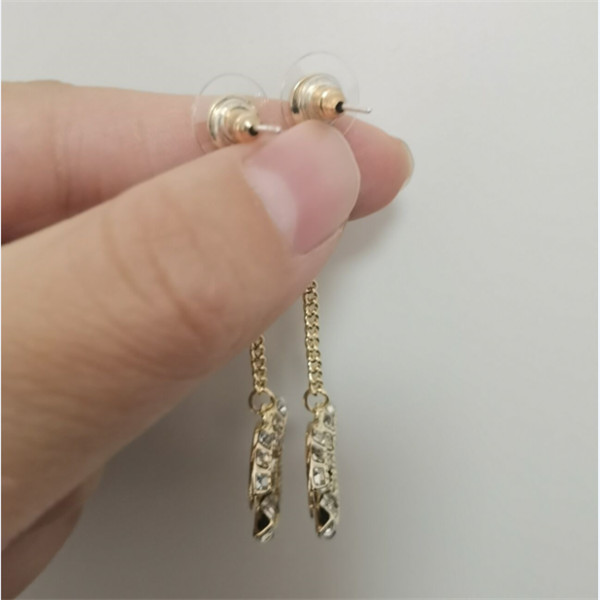 Have stamp fashion letter hoop diamond double gold earrings aretes orecchini for women party wedding lovers gift jewelry engagement with box, Golden;silver
Have stamp fashion letter hoop diamond double gold earrings aretes orecchini for women party wedding lovers gift jewelry engagement with box, Golden;silver