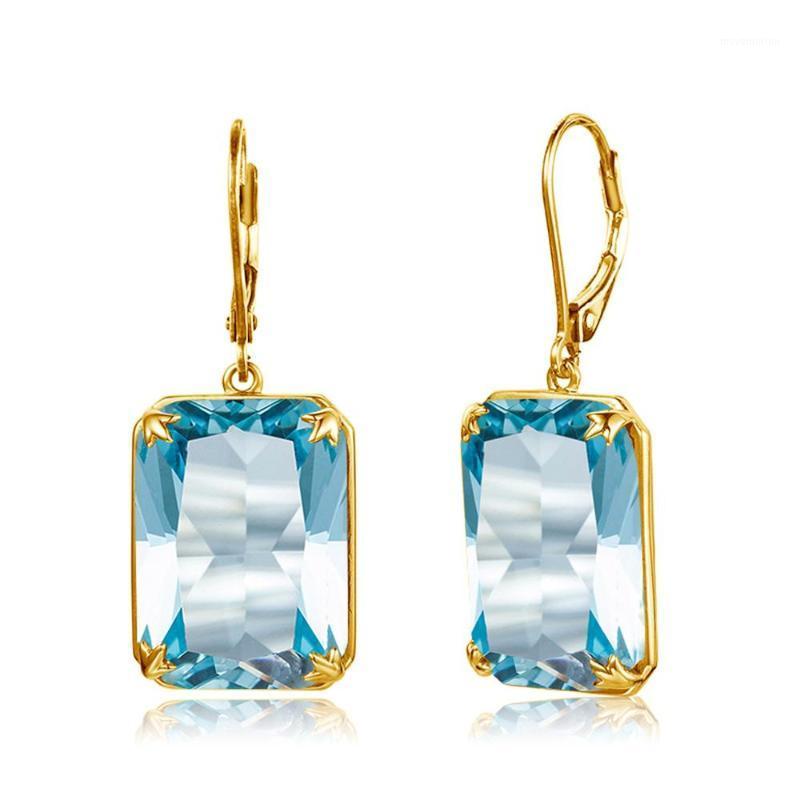 Szjinao Aquamarine Earrings For Women 14k Gold Earrings Blue Topaz Gemstone Rectangle Shape Viking Silver 925 Jewelry Hot1
Szjinao Aquamarine Earrings For Women 14k Gold Earrings Blue Topaz Gemstone Rectangle Shape Viking Silver 925 Jewelry Hot1