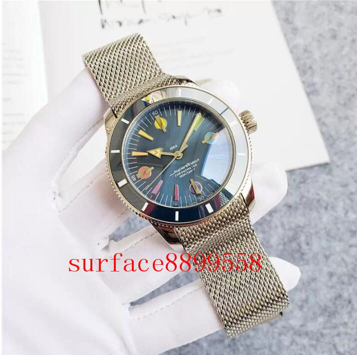 AAA Men's Luxury mechanical Watch Size 46mm color nail top boutique stainless steel watchband waterproof outdoor 1884 watches, Water proof50m
AAA Men's Luxury mechanical Watch Size 46mm color nail top boutique stainless steel watchband waterproof outdoor 1884 watches, Water proof50m