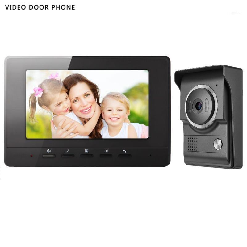 Home Security video door phone intercom system 7''tft lcd screen one monitor wire video doorphone for villa night vision camera1
Home Security video door phone intercom system 7''tft lcd screen one monitor wire video doorphone for villa night vision camera1